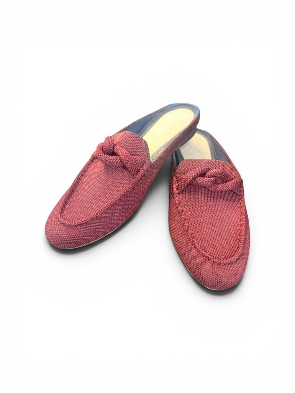 Rothy's Men's Braided Knot Slip-On Loafers in Burgundy